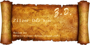 Zilzer Dókus névjegykártya